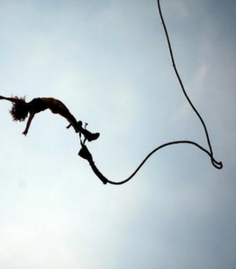 bungee jumping elastic rope